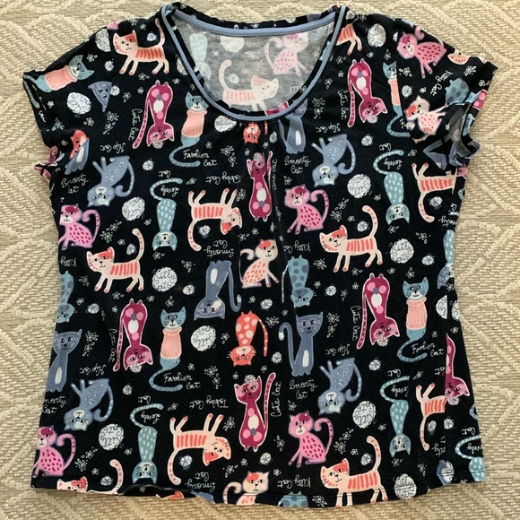 Secret Treasures Cat Capri Pajamas - Picture 2 of 9